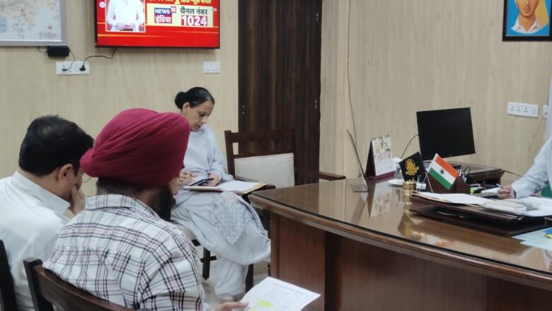 ਰੰਗਲਾ ਪੰਜਾਬ ਮਿਸ਼ਨ ਤਹਿਤ ਵਿਕਾਸ ਕਾਰਜਾਂ ਦੀ ਪ੍ਰਗਤੀ ਦਾ ਡਿਪਟੀ ਕਮਿਸ਼ਨਰ ਵੱਲੋਂ ਜਾਇਜ਼ਾ