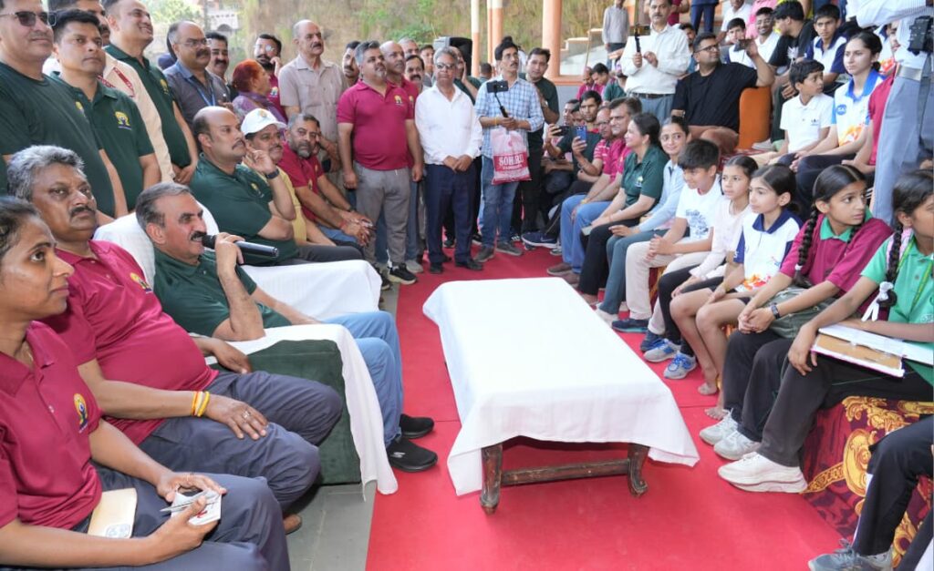 Yoga day celebration at Hamirpur (1)