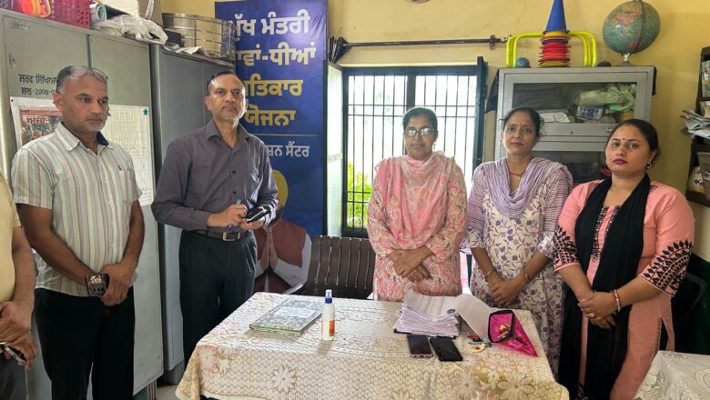 ਐੱਸ.ਆਈ.ਆਰ.-2026 ਤਹਿਤ ਲੱਗੇ ਵਿਸ਼ੇਸ਼ ਕੈਂਪਾਂ ਦਾ ਵਧੀਕ ਮੁੱਖ ਚੋਣ ਅਫ਼ਸਰ ਨੇ ਕੀਤਾ ਅਚਨਚੇਤ ਨਿਰੀਖਣ
