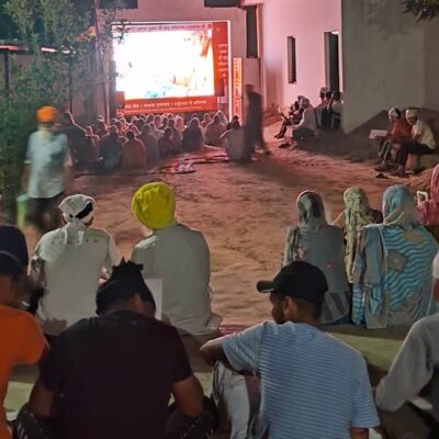 ਸ੍ਰੀ ਗੁਰੂ ਰਵਿਦਾਸ ਜੀ ਦੇ 650ਵੇਂ ਪ੍ਰਕਾਸ਼ ਦਿਹਾੜੇ ਨੂੰ ਸਮਰਪਿਤ ਪਿੰਡ ਦਰਿਆਪੁਰ ਅਤੇ ਮੁਬਾਰਕਪੁਰ ਚੁੰਗਾ ਵਿਖੇ ਦਿਖਾਏ ਡਾਕੂਮੈਂਟਰੀ ਸ਼ੋਅ