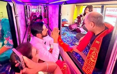 ਵਿਧਾਇਕ ਸ਼ੈਰੀ ਕਲਸੀ ਵਲੋਂ ‘ਮੁੱਖ ਮੰਤਰੀ ਤੀਰਥ ਯਾਤਰਾ’ ਤਹਿਤ ਬਟਾਲਾ ਤੋਂ ਖਾਟੂ ਸ਼ਿਆਮ ਜੀ ਅਤੇ ਹਰਿਦੁਆਰ ਦੇ ਦਰਸ਼ਨਾਂ ਲਈ 2 ਬੱਸਾਂ ਨੂੰ ਕੀਤਾ ਗਿਆ ਰਵਾਨਾ