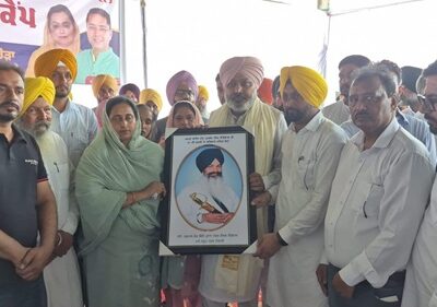 ਸਬੀਨਾ ਅਰੋੜਾ ਵੱਲੋਂ ਸੰਤ ਲੌਂਗੋਵਾਲ ਨੂੰ ਸ਼ਰਧਾਂਜਲੀ ਭੇਟ