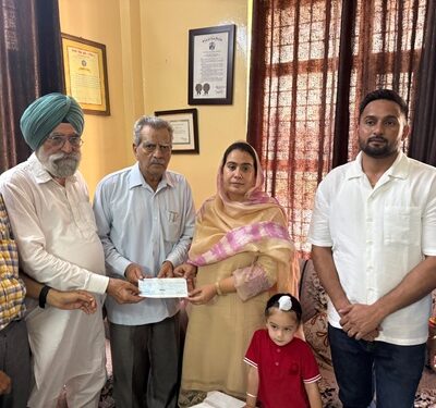 ਜਨਮ ਦਿਨ ਦੀਆਂ ਖੁਸ਼ੀਆਂ ਪਿੰਗਲਵਾੜਾ ਵਿਖੇ ਸਾਂਝੀਆਂ ਕਰ ਕੇ ਵਿਧਾਇਕ ਨਰਿੰਦਰ ਕੌਰ ਭਰਾਜ ਵੱਲੋਂ 51 ਹਜ਼ਾਰ ਦੀ ਮਾਲੀ ਸਹਾਇਤਾ ਭੇਟ