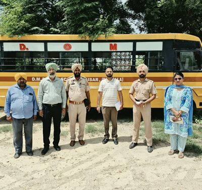 ਸੇਫ ਸਕੂਲ ਵਾਹਨ ਪਾਲਿਸੀ ਤਹਿਤ ਵੱਖ-ਵੱਖ ਸਕੂਲਾਂ ਦੀਆਂ ਵੈਨਾਂ ਦੀ ਚੈਕਿੰਗ