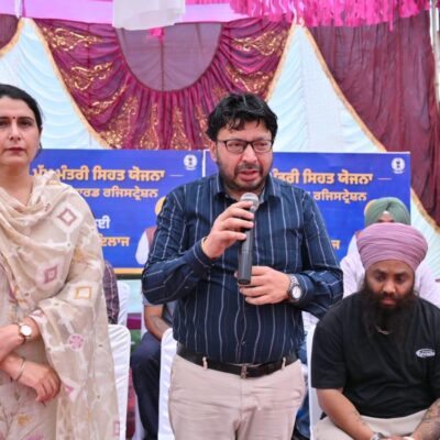ਪੰਜਾਬ ਸਰਕਾਰ ਨੇ ਸਿਹਤ ਤੇ ਸਿੱਖਿਆ ਖੇਤਰ ‘ਚ ਚੁੱਕੇ ਵੱਡੇ ਕਦਮ : ਡਾ. ਰਵਜੋਤ ਸਿੰਘ