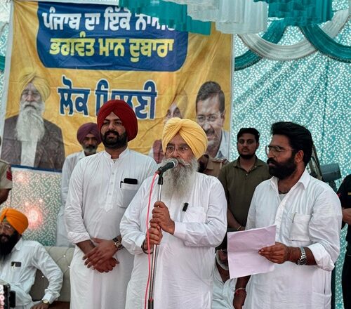 ਕੈਬਨਿਟ ਮੰਤਰੀ ਸ. ਖੁੱਡੀਆਂ ਨੇ ਪਿੰਡ ਸਹਿਣਾ ਖੇੜਾ ਵਿਖੇ 24.86 ਲੱਖ ਰੁਪਏ ਦੀ ਲਾਗਤ ਨਾਲ ਖੇਡ ਗਰਾਊਂਡ ਦਾ ਕੀਤਾ ਉਦਘਾਟਨ