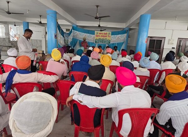 ਪਰਾਲੀ ਪ੍ਰਬੰਧਨ ਸਬੰਧੀ ਲਗਾਇਆ ਕਿਸਾਨ ਜਾਗਰੂਕਤਾ ਕੈਂਪ