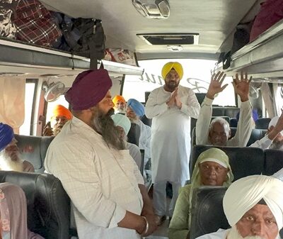 ਲੋਕ ਨਿਰਮਾਣ ਮੰਤਰੀ ਹਰਭਜਨ ਸਿੰਘ ਈ.ਟੀ.ਓ. ਨੇ ਵਿਧਾਨ ਸਭਾ ਹਲਕਾ ਜੰਡਿਆਲਾ ਗੁਰੂ ਤੋਂ 67ਵੀਂ ਤੀਰਥ ਯਾਤਰਾ ਬੱਸ ਨੂੰ ਰਵਾਨਾ ਕੀਤਾ
