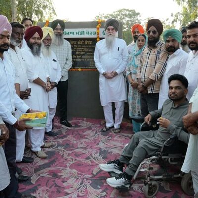 ਸਪੀਕਰ ਸੰਧਵਾਂ ਨੇ ਪਿੰਡ ਪੱਕਾ ਵਿਖੇ ਸੜਕ ਦੇ ਨਿਰਮਾਣ ਕਾਰਜ ਲਈ ਰੱਖਿਆ ਨੀਂਹ ਪੱਥਰ