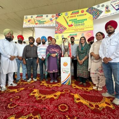 ਹੀਰੋ ਹਾਕੀ ਏਸ਼ੀਅਨ ਚੈਂਪੀਅਨਜ਼ ਟਰਾਫ਼ੀ-2026 ਦੇ ਟਰਾਫ਼ੀ ਟੂਰ ਦਾ ਤਰਨ ਤਾਰਨ ਵਿਖੇ ਭਰਵਾਂ ਸਵਾਗਤ