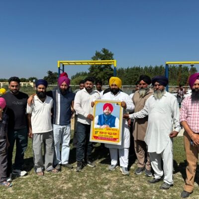 ਕੈਬਨਿਟ ਮੰਤਰੀ ਹਰਜੋਤ ਸਿੰਘ ਬੈਂਸ ਨੇ ਪਿੰਡ ਗੱਜਪੁਰ ਬੇਲਾ ਵਿਖੇ 46 ਲੱਖ ਰੁਪਏ ਦੀ ਲਾਗਤ ਨਾਲ ਬਣੇ ਮੁੱਖ ਮੰਤਰੀ ਖੇਡ ਮੈਦਾਨ ਸਮੇਤ ਵੱਖ-ਵੱਖ ਵਿਕਾਸ ਕਾਰਜਾਂ ਦੇ ਕੀਤੇ ਉਦਘਾਟਨ